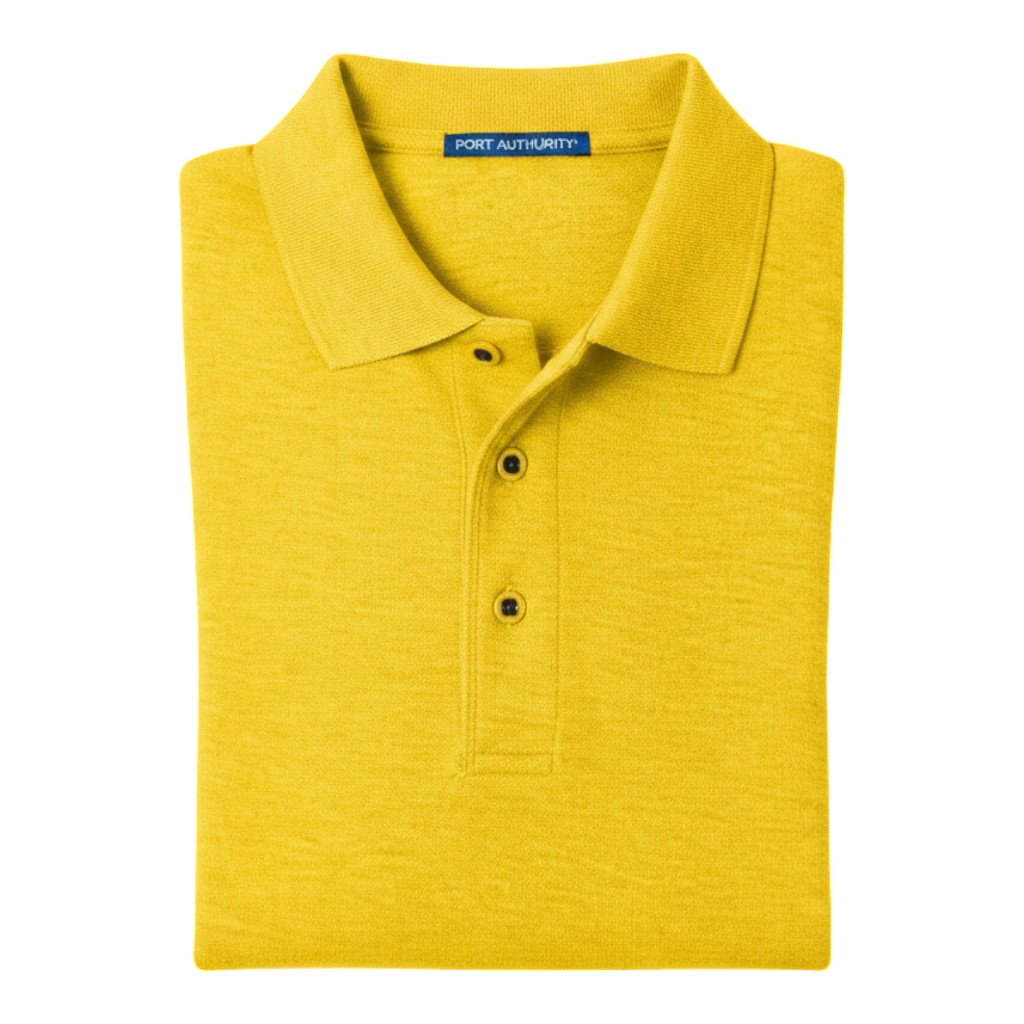 Palmetto Moon Polo Shirt - Sunflower Yellow (Available in Different Thread Colors)
