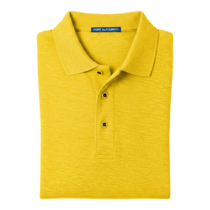 Palmetto Moon Polo Shirt - Sunflower Yellow (Available in Different Thread Colors)