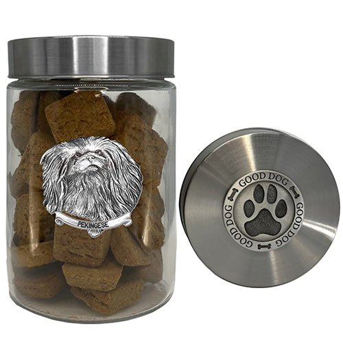 Pekingese Good Dog Treat Jar