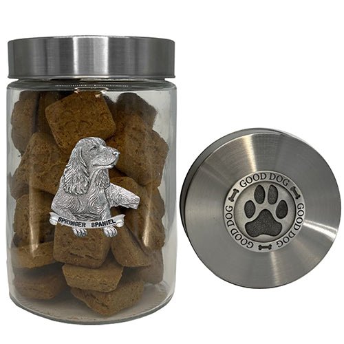 Springer Spaniel Good Dog Treat Jar