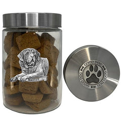 Mastiff Good Dog Treat Jar