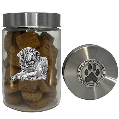 Mastiff Good Dog Treat Jar