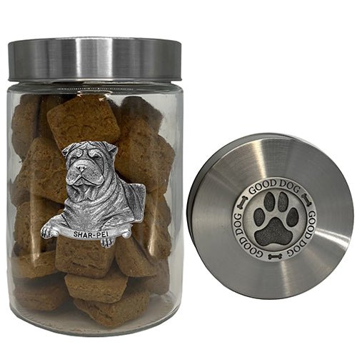 Shar-Pei Good Dog Treat Jar