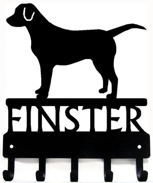 Labrador Retriever Personalized Name Dog Key Rack/ Leash Hanger