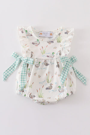 Sage Mallard Floral Bubble