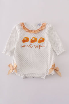 Sweet as pie french knot girl bubble