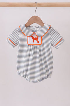 Orange Tennessee embroidery stripe bubble