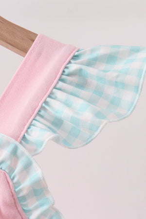 Pink Bow French Knot Bow Dress