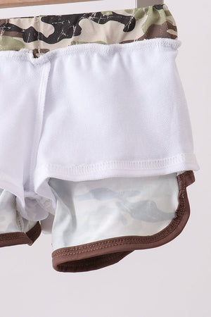 Camo UPF Swim Trunks