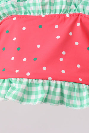Red Watermelon UPF Swim Set