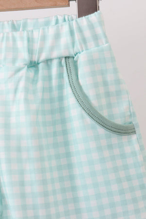 Sage Plaid Set