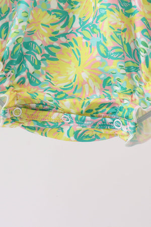 Yellow Lily Floral Bubble