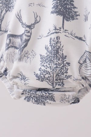 Khaki Deer Forest Bubble