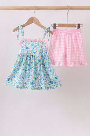 Blue Floral Set
