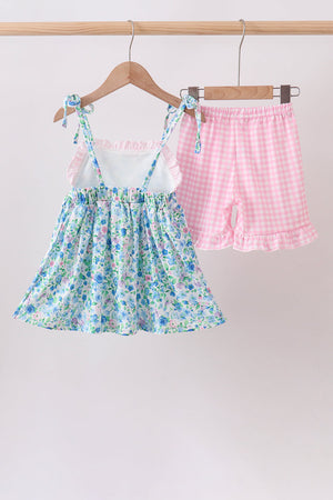 Blue Floral Set