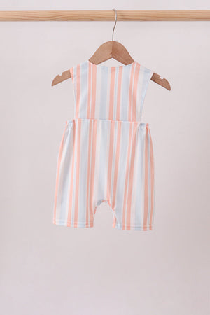Seashell Stripe Embroidered Jon Jon