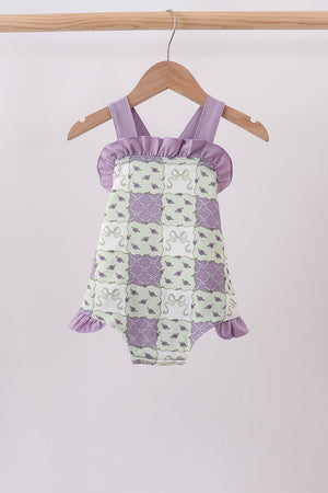Purple Floral Bubble