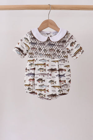 Fish Smocked Bubble