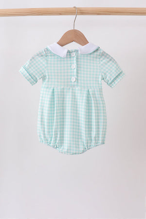Green Gingham Bubble