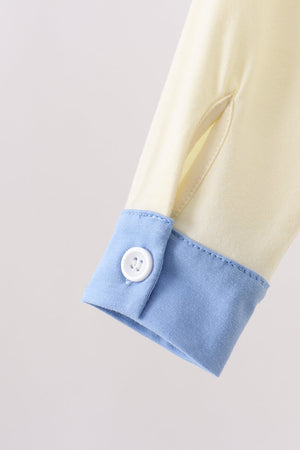Cream button down shirt