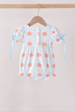 Blue Pumpkin Embroidery Bubble