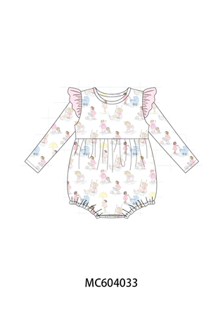 Pink all day adventure ruffle bubble