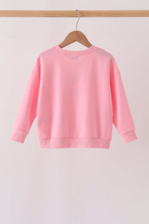 Pink Santa Sequin Top