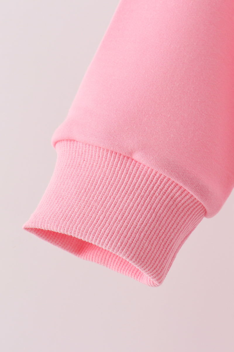 Pink Santa Sequin Top