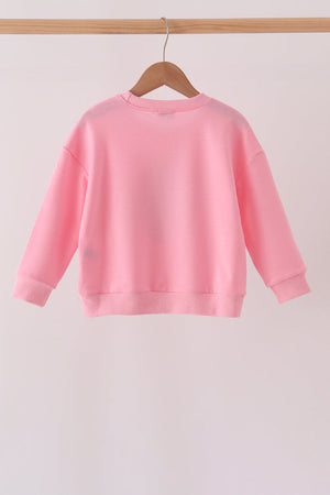 Pink Santa Sequin Top