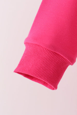 Hot Pink Santa Sequin Top