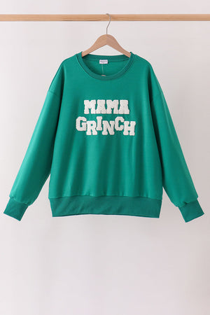 Green Grinch French Knot Mom&me Top