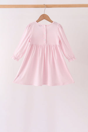Pink Nutcracker Smocked Ruffle Dress