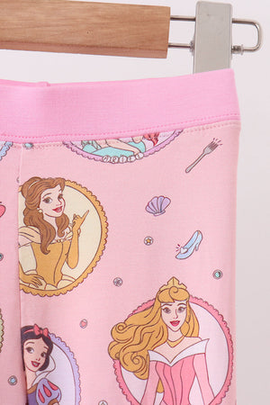 Pink Princess Bamboo Pajama Set