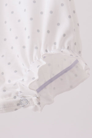 Pink Castle Applique Ruffle Bubble