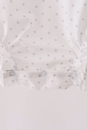 Pink Castle Applique Ruffle Bubble