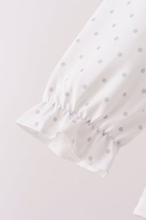 Pink Castle Applique Ruffle Pants Set