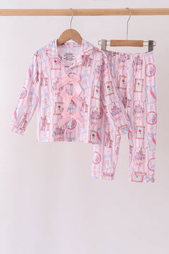 Pink Character Bamboo Pajama Set
