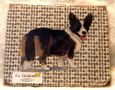 Fur Children Megabyte, Gigabyte, Dog Byte Mouse Pad - Cardigan Welsh Corgi (MPMGDB139)