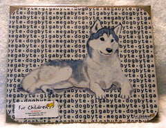 Fur Children Megabyte, Gigabyte, Dog Byte Mouse Pad - Siberian Husky (MPMGDB128)