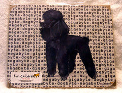 Fur Children Megabyte, Gigabyte, Dog Byte Mouse Pad - Poodle (Black) (MPMGDB108)