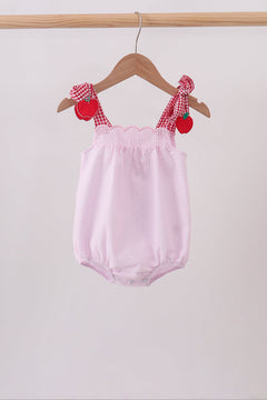 Pink Apple Gingham Bubble