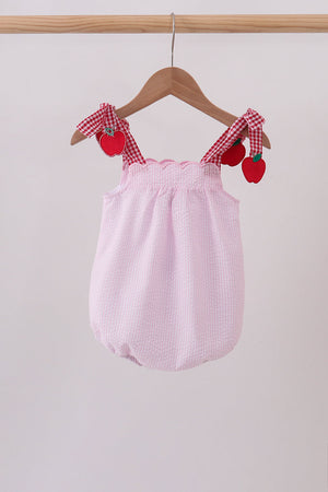 Pink Apple Gingham Bubble