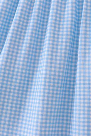 Blue Apple Smocked Dress