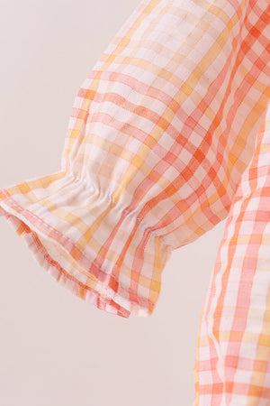 Pink plaid bubble