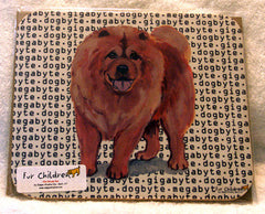 ur Children Megabyte, Gigabyte, Dog Byte Mouse Pad - Chow Chow (MPMGDB43)