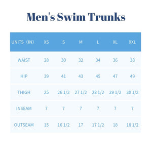 Blue stripe men swim trunks