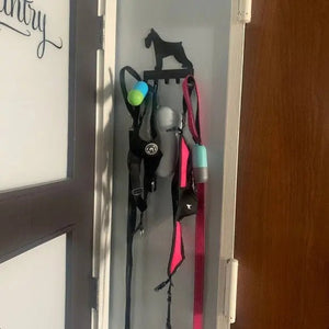 Miniature Schnauzer Key Holder and Leash Hanger