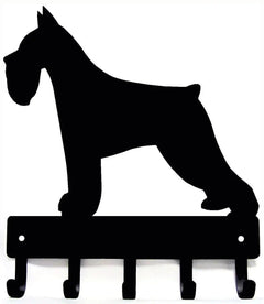 Miniature Schnauzer Key Holder and Leash Hanger