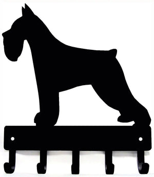 Miniature Schnauzer Key Holder and Leash Hanger