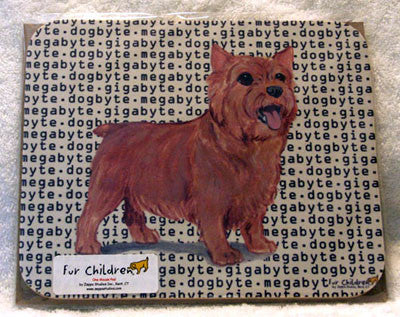 Fur Children Megabyte, Gigabyte, Dog Byte Mouse Pad - Norwich Terrier (MPMGDB100)